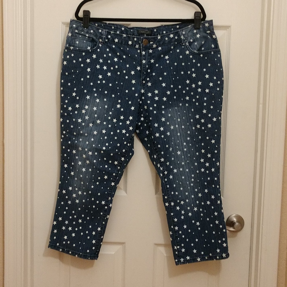 Baccini star print jeans